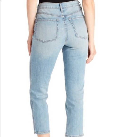 Ella Moss High-waist Straight Cropped Jeans - Picture 2 of 9